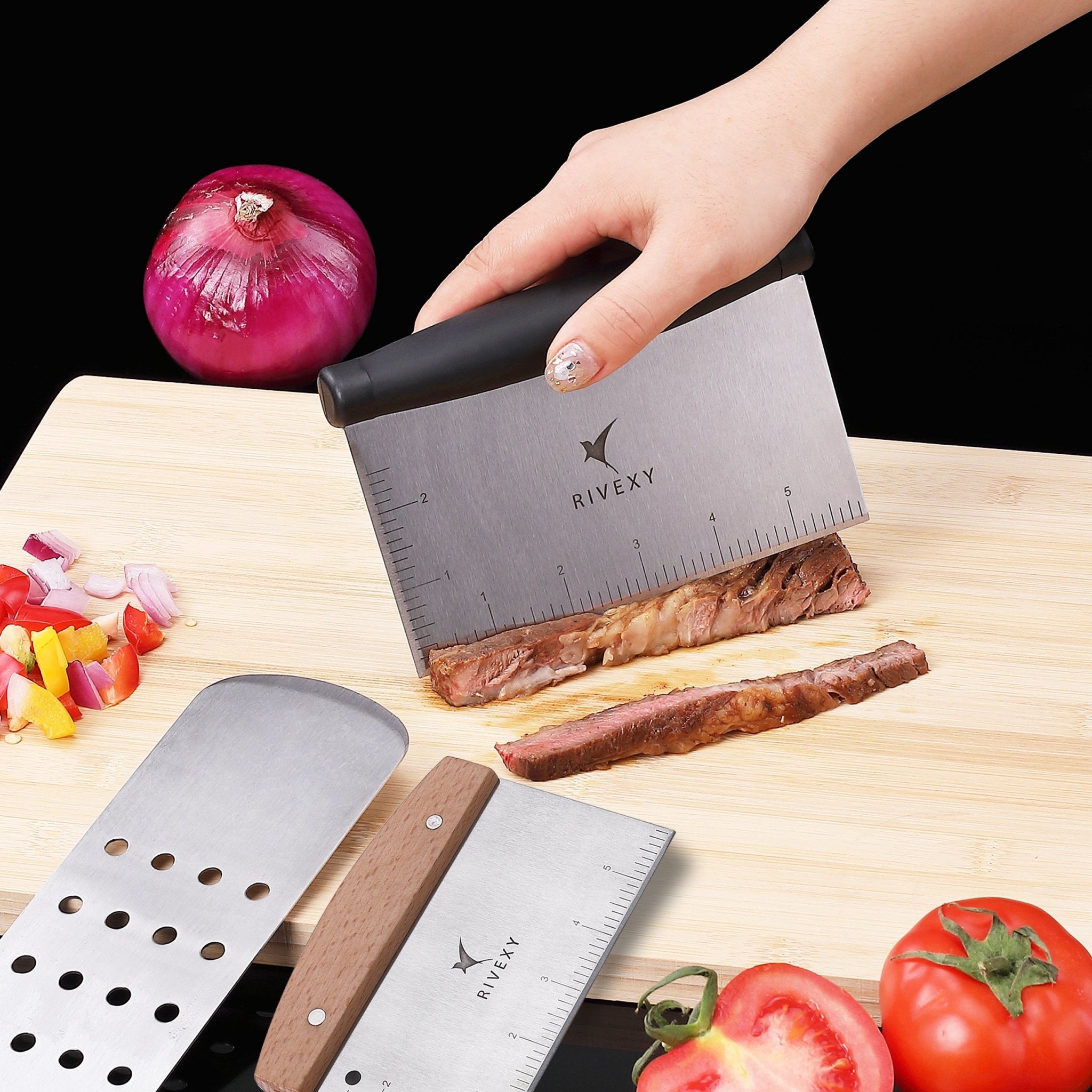 Premium Photo  Kitchen spatula for turning meat this is a